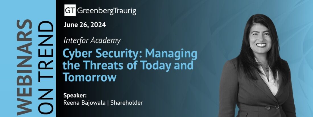 Webinar | Cyber Security: Managing the Threats of Today and Tomorrow ...